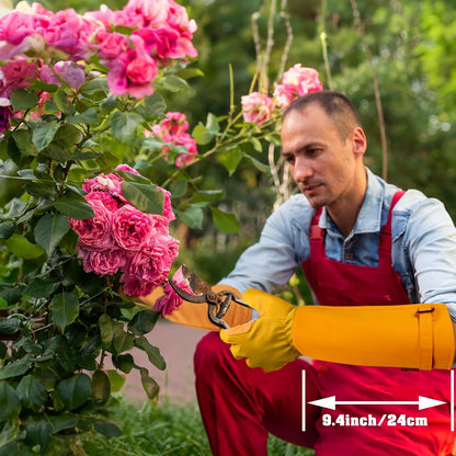 Gardening Gloves for Women Men, Long Thorn Proof Rose Pruning Glove