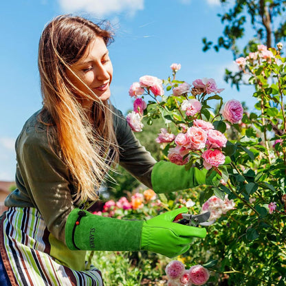 Gardening Gloves for Women Men, Long Thorn Proof Rose Pruning Glove