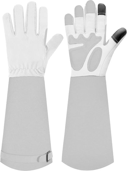 Gardening Gloves for Women Men, Long Thorn Proof Rose Pruning Glove