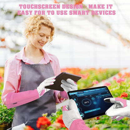 Gardening Gloves for Women Men, Long Thorn Proof Rose Pruning Glove