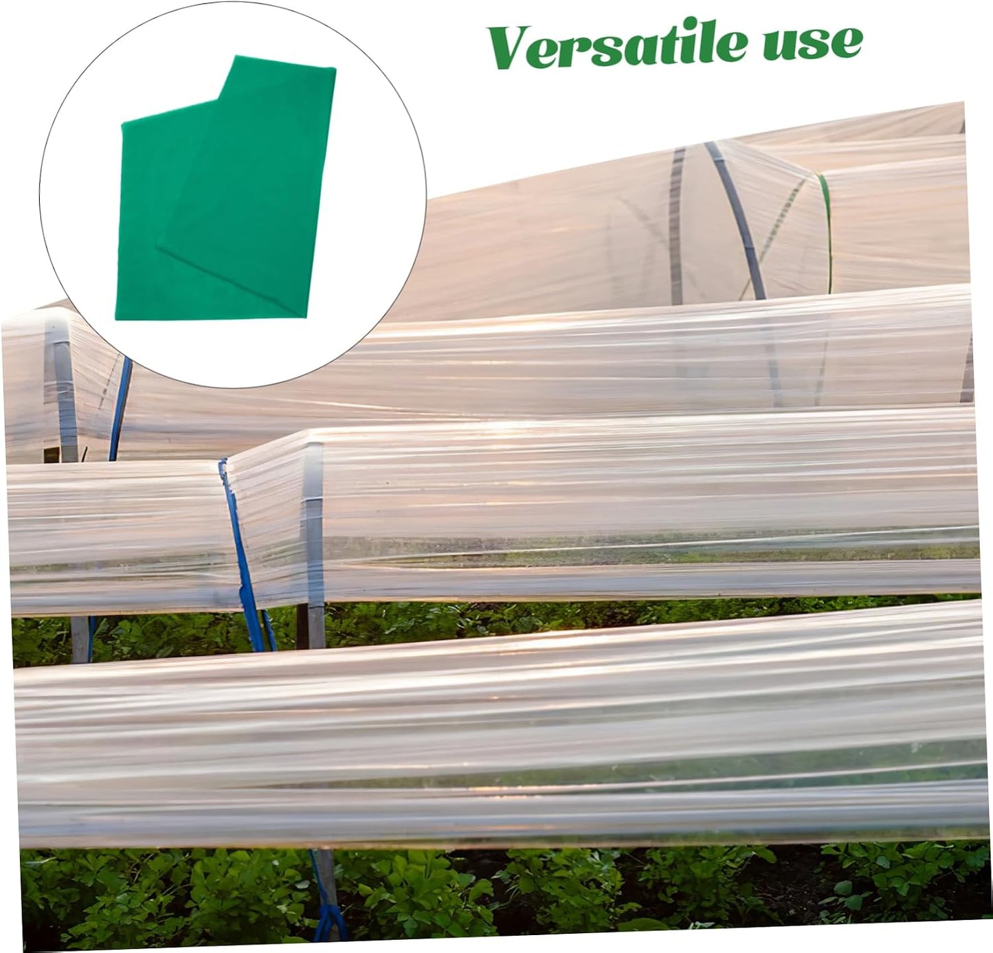 Plant Frost Cover Thickened Non-Woven Vegetable Insulation Blanket for Outdoor Use Reusable Floating Row and Breathable
