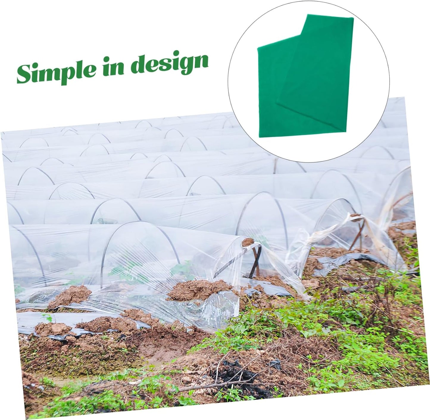 Plant Frost Cover Thickened Non-Woven Vegetable Insulation Blanket for Outdoor Use Reusable Floating Row and Breathable