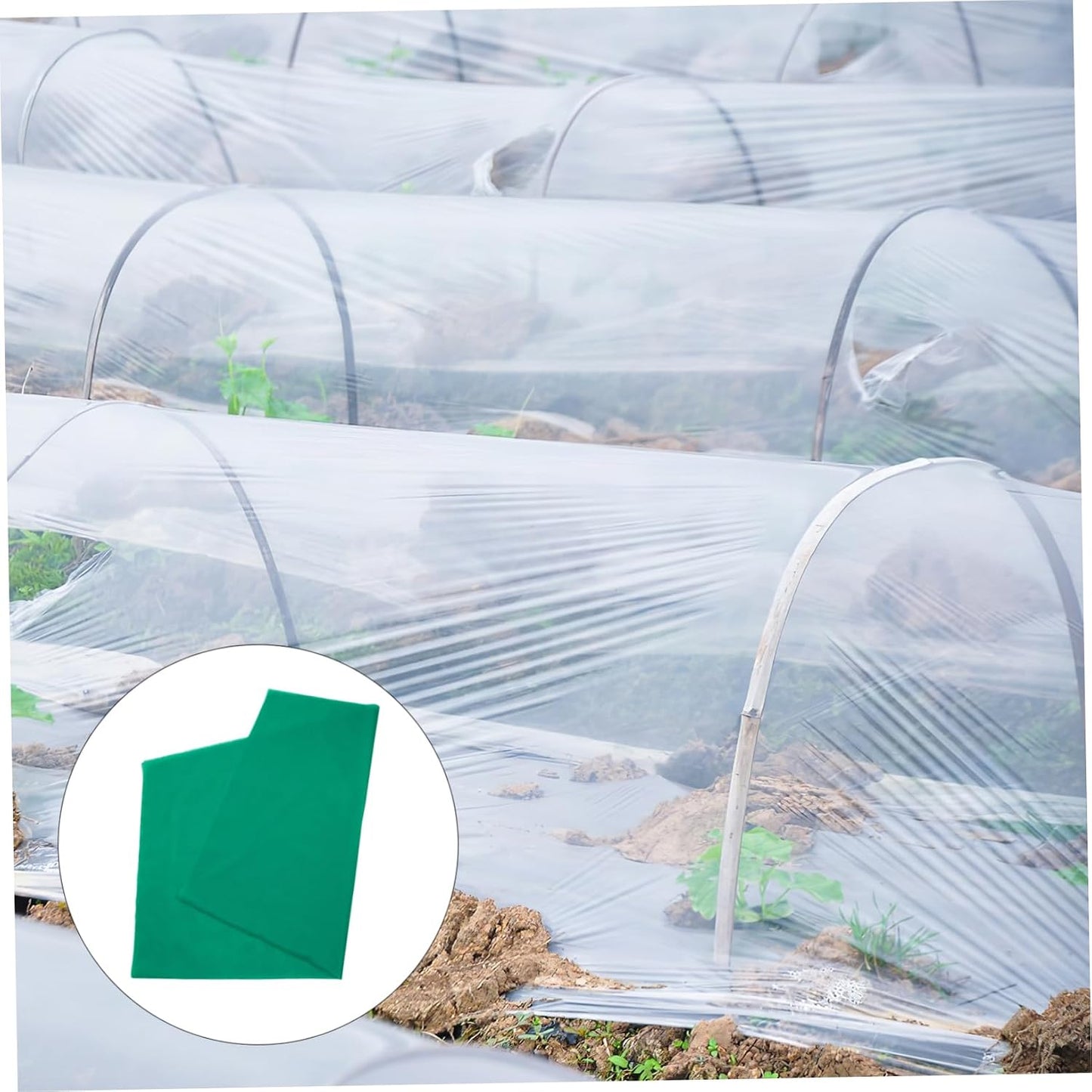 Plant Frost Cover Thickened Non-Woven Vegetable Insulation Blanket for Outdoor Use Reusable Floating Row and Breathable
