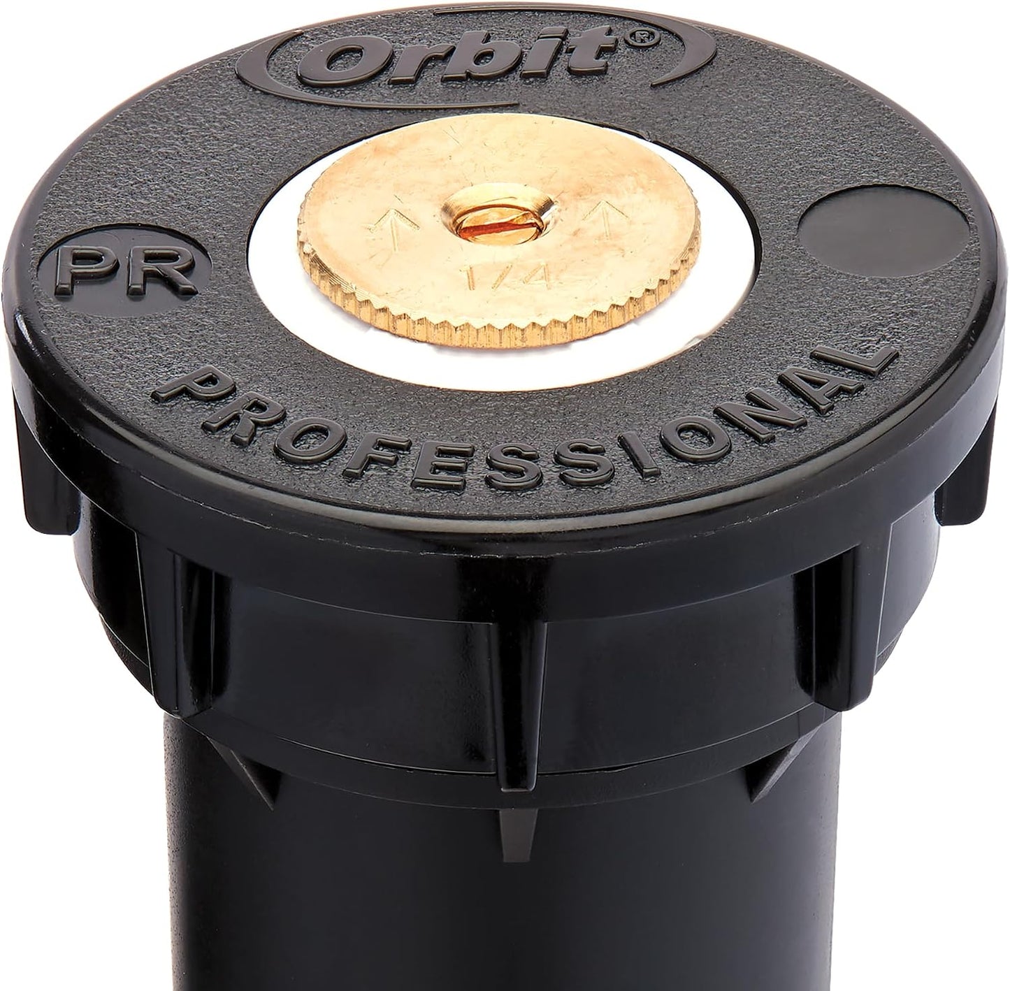 80330 2" Professional Series Adjustable Pressure-Regulating Spray Sprinkler Body with Brass 15' x 5' Center-Strip Pattern Nozzle
