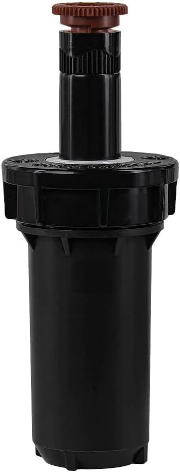 80330 2" Professional Series Adjustable Pressure-Regulating Spray Sprinkler Body with Brass 15' x 5' Center-Strip Pattern Nozzle