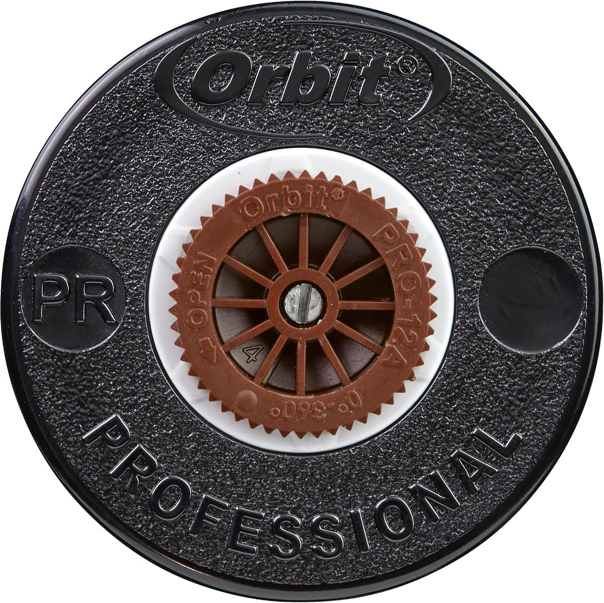 80330 2" Professional Series Adjustable Pressure-Regulating Spray Sprinkler Body with Brass 15' x 5' Center-Strip Pattern Nozzle