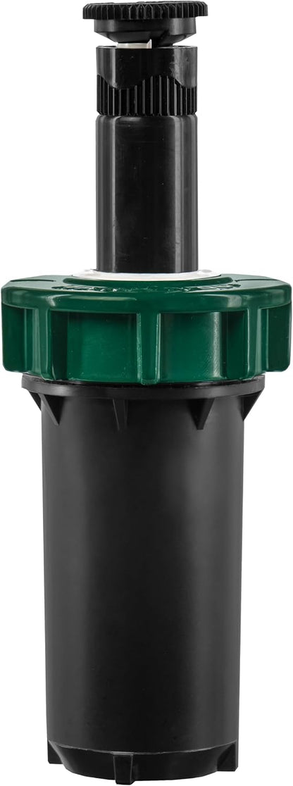 80330 2" Professional Series Adjustable Pressure-Regulating Spray Sprinkler Body with Brass 15' x 5' Center-Strip Pattern Nozzle