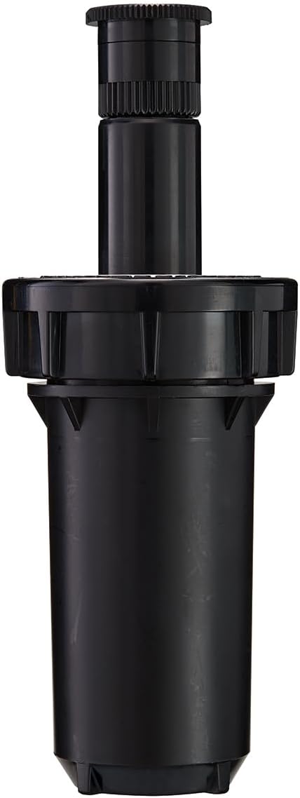 80330 2" Professional Series Adjustable Pressure-Regulating Spray Sprinkler Body with Brass 15' x 5' Center-Strip Pattern Nozzle