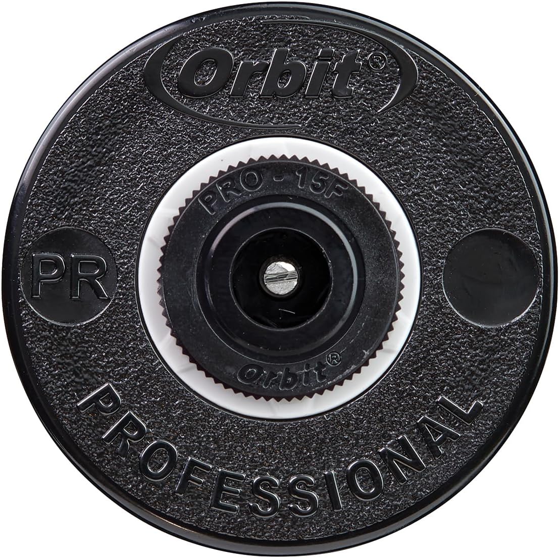 80330 2" Professional Series Adjustable Pressure-Regulating Spray Sprinkler Body with Brass 15' x 5' Center-Strip Pattern Nozzle