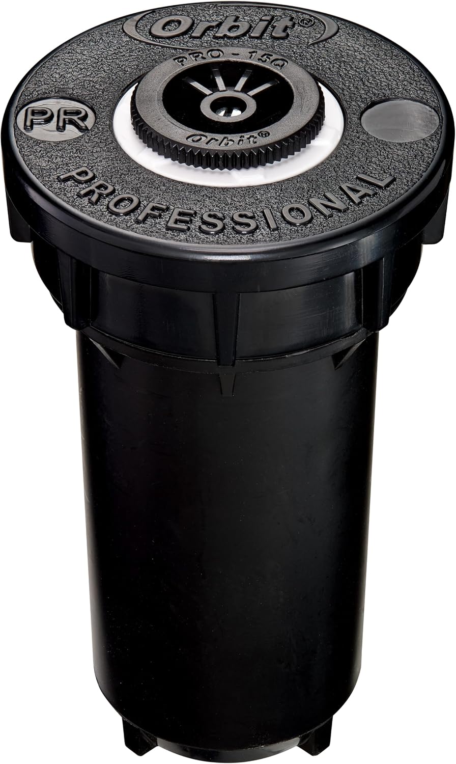 80330 2" Professional Series Adjustable Pressure-Regulating Spray Sprinkler Body with Brass 15' x 5' Center-Strip Pattern Nozzle