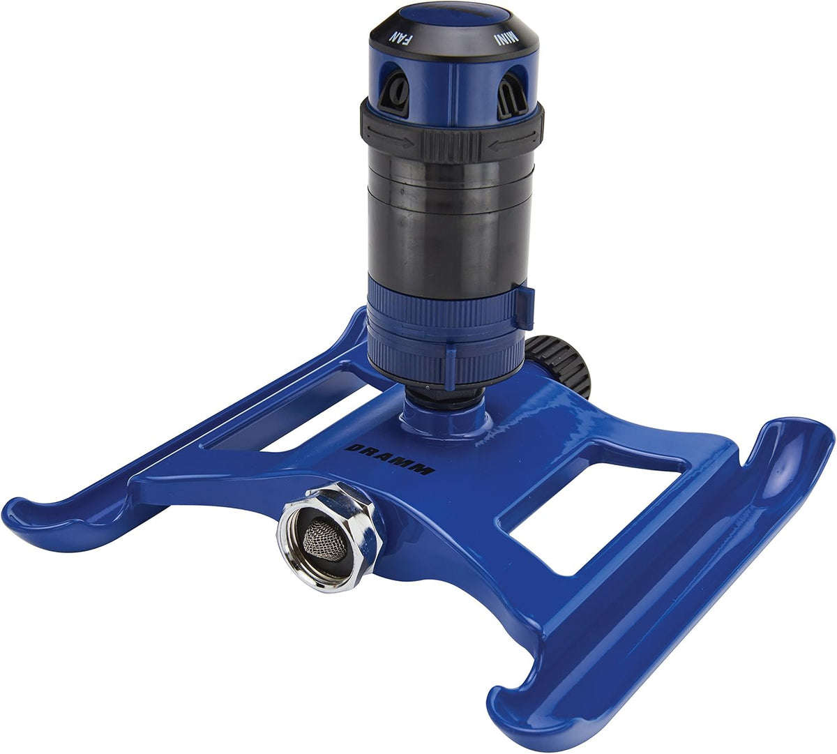 Metal Base, Green 15024 ColorStorm 9-Pattern Turret Sprinkler with Heavy-Duty Meta