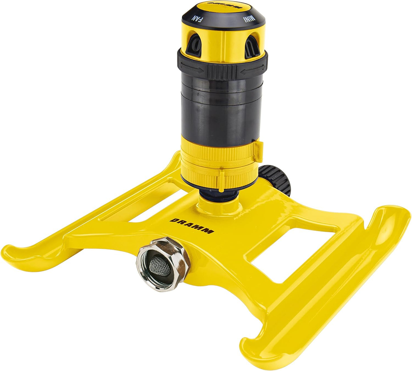 Metal Base, Green 15024 ColorStorm 9-Pattern Turret Sprinkler with Heavy-Duty Meta