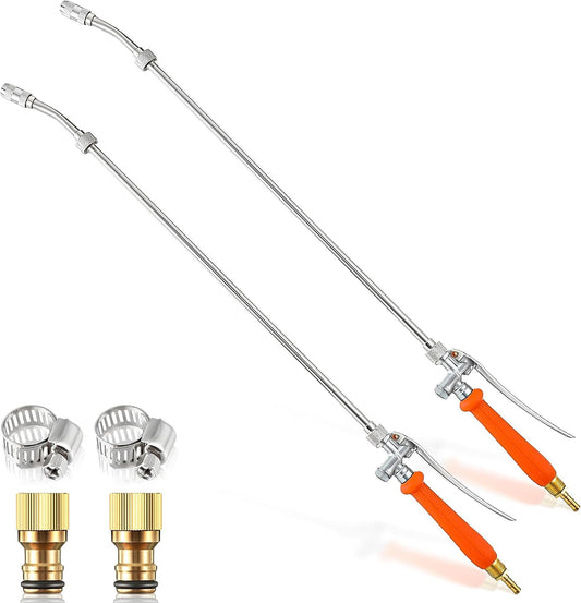 29"Sprayer Wand, Stainless Steel, Adjustable Nozzle, 3/8"Hose, 2 pack