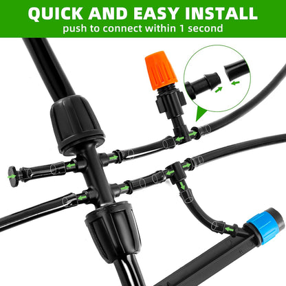 240FT DIY Automatic Drip Irrigation System Kit for Garden