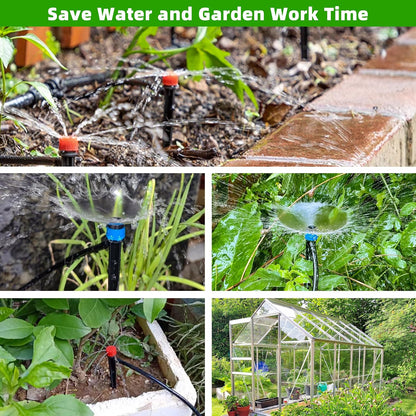 240FT DIY Automatic Drip Irrigation System Kit for Garden