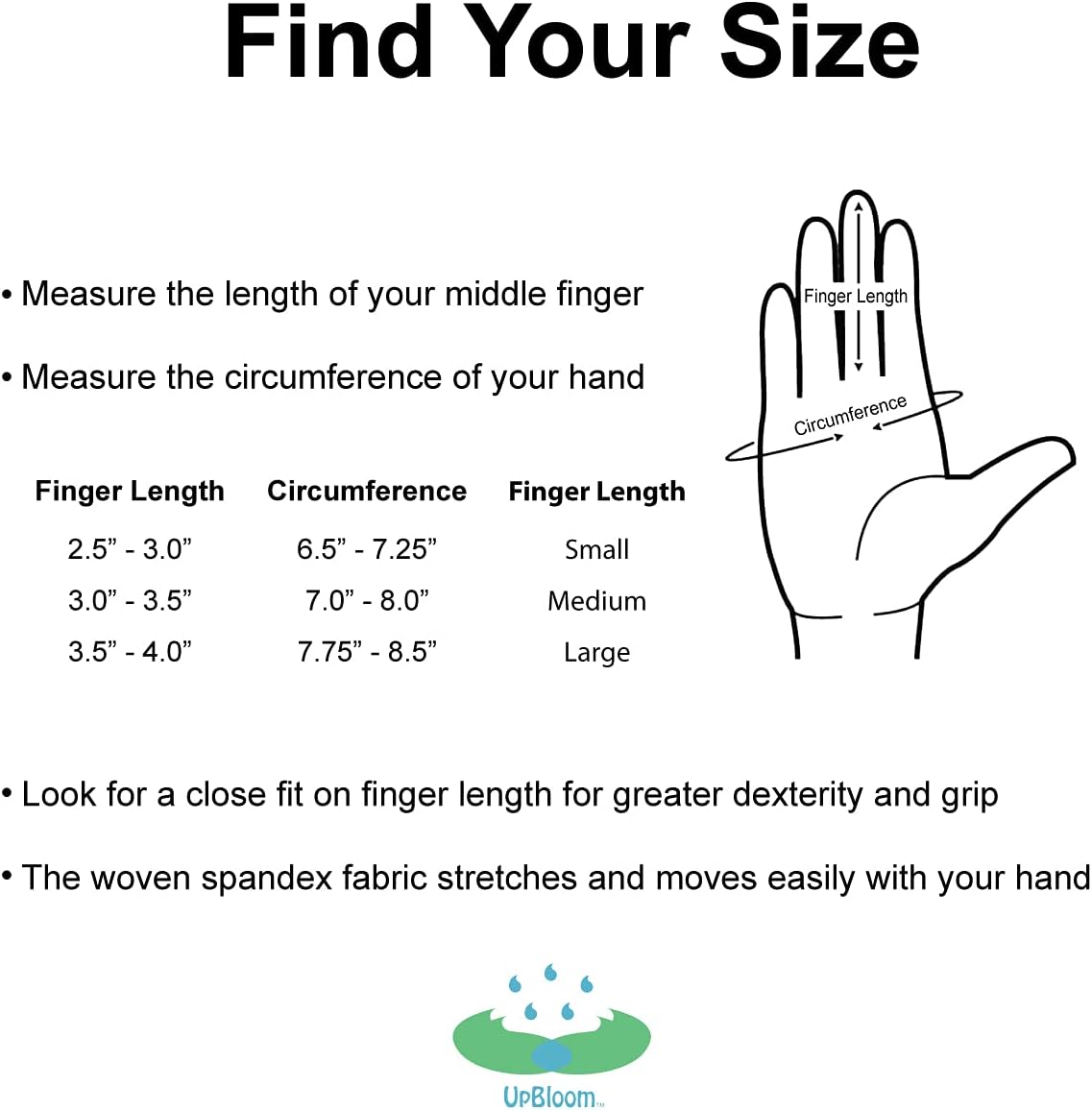 Garden Hand Cultivator Includes 2 Pairs of Spandex Gardening Gloves - ergonomically Designed to rake, dig, Weed, Plant, Aerate and Cultivate Vegetable and Flower beds (Small)