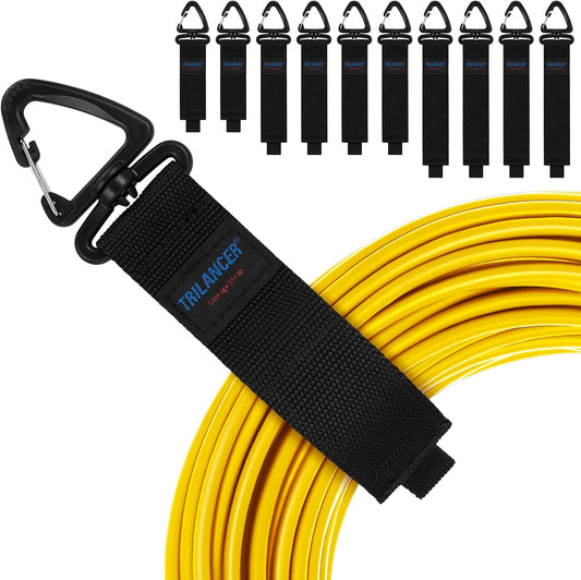 Heavy Duty Storage Straps, Cord Organizer and Hanger (10-Pack)