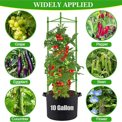 4Pack Tomato Cage for Garden, 50.2Inch Plant Support Garden Stakes
