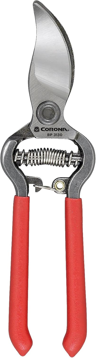 Corona BP 3180D Forged Classic Bypass Pruner with 1" Cutting Capacity, 1", Red