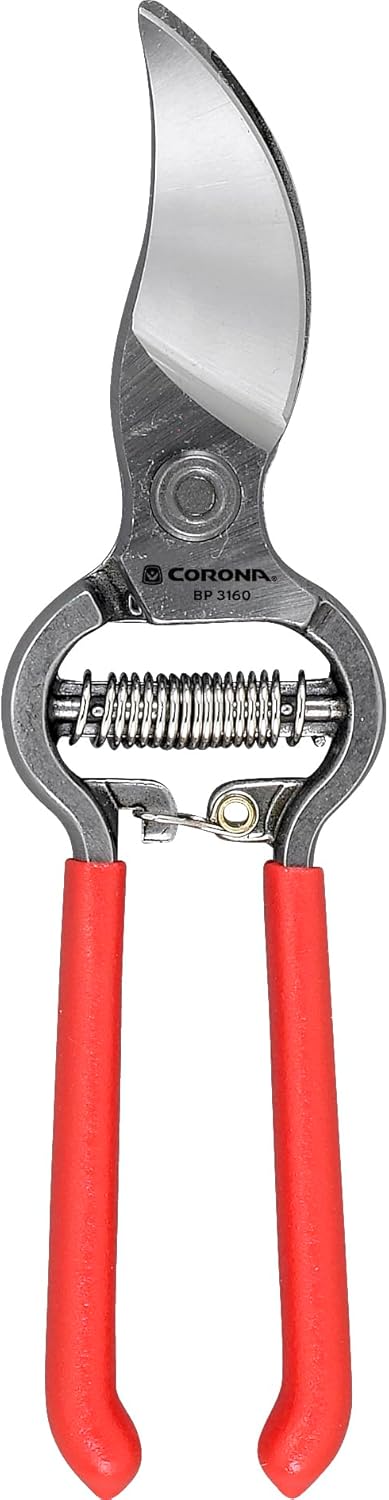 Corona BP 3180D Forged Classic Bypass Pruner with 1" Cutting Capacity, 1", Red