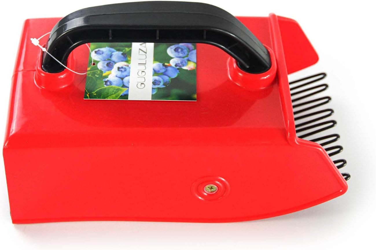 Berry Picker Scoop with Metal Comb, Ergonomic Handle Blueberry Harvester