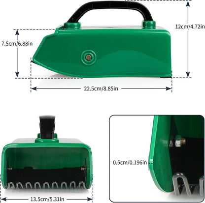 Berry Picker Scoop with Metal Comb, Ergonomic Handle Blueberry Harvester