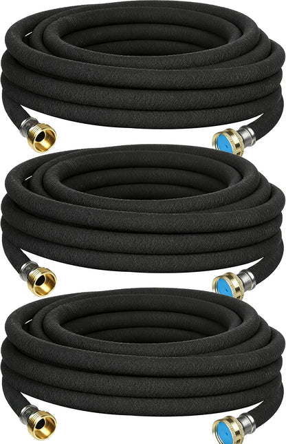 Soaker Hose 5/8" 75FT 1 Pack Garden Drip Hoses Aluminum Couplings