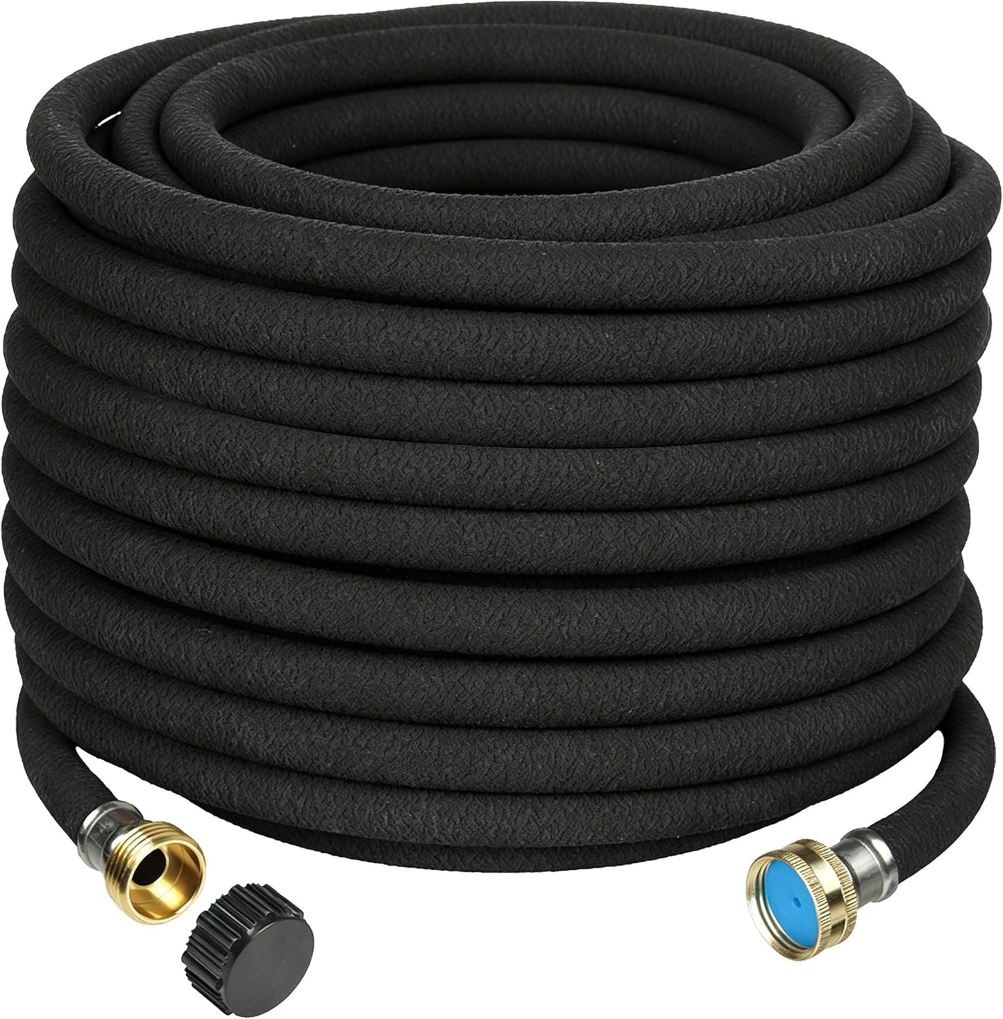 Soaker Hose 5/8" 75FT 1 Pack Garden Drip Hoses Aluminum Couplings