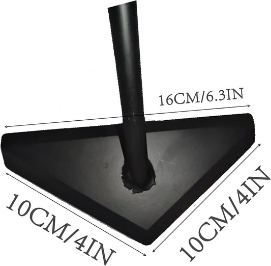 Triangle Garden Hoe, Carbon Steel Push-Pull Weeding Tool