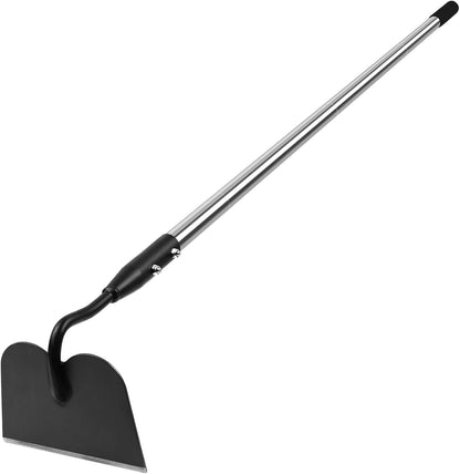 Triangle Garden Hoe, Carbon Steel Push-Pull Weeding Tool