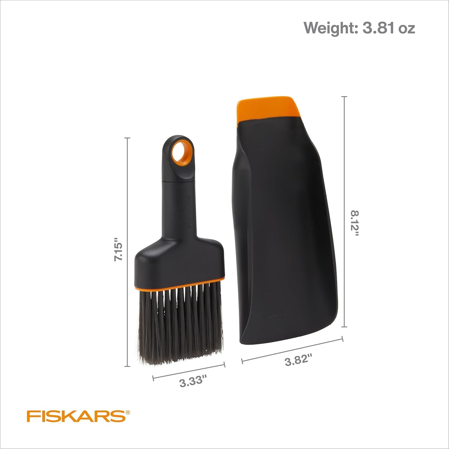 Planting Soil Scoop & Brush Set, Dual-Sided Tool for Indoor Potting