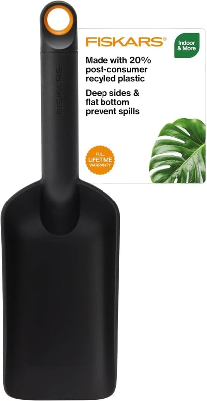 Planting Soil Scoop & Brush Set, Dual-Sided Tool for Indoor Potting