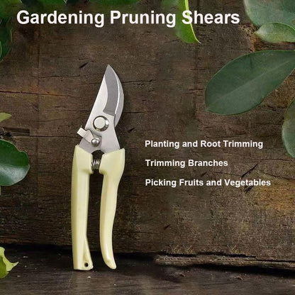 Garden Scissors for Plant, Tip Pruning Shears for Cutting Flowers, Trimming Plants, Bonsai and Fruits Picking