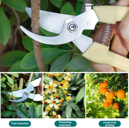 Garden Scissors for Plant, Tip Pruning Shears for Cutting Flowers, Trimming Plants, Bonsai and Fruits Picking