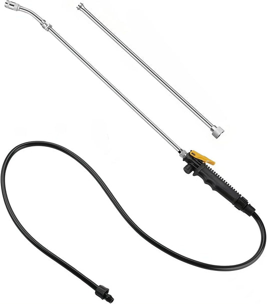 Replacement Sprayer Wand for Ryobi - Stainless Steel With Adjustable Nozzle, Trigger & Hose Compatible With P2803 (44 Inches)