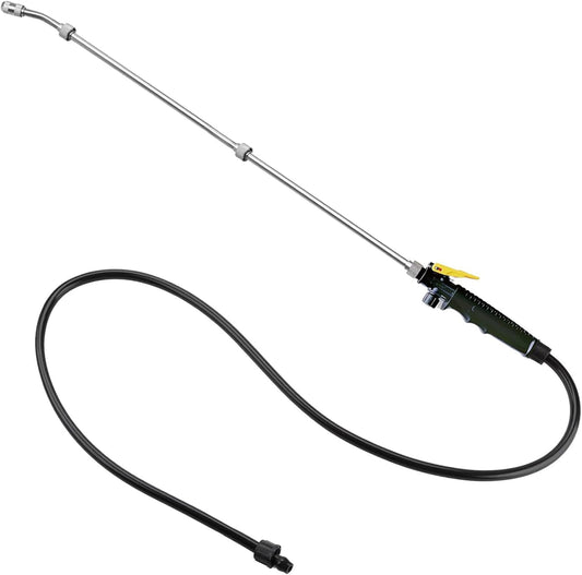 Replacement Sprayer Wand for Ryobi - Stainless Steel With Adjustable Nozzle, Trigger & Hose Compatible With P2803 (44 Inches)
