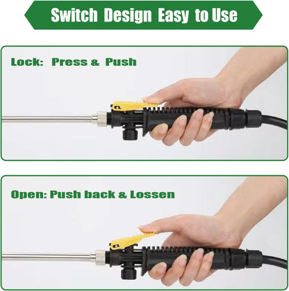 Replacement Sprayer Wand for Ryobi - Stainless Steel With Adjustable Nozzle, Trigger & Hose Compatible With P2803 (44 Inches)