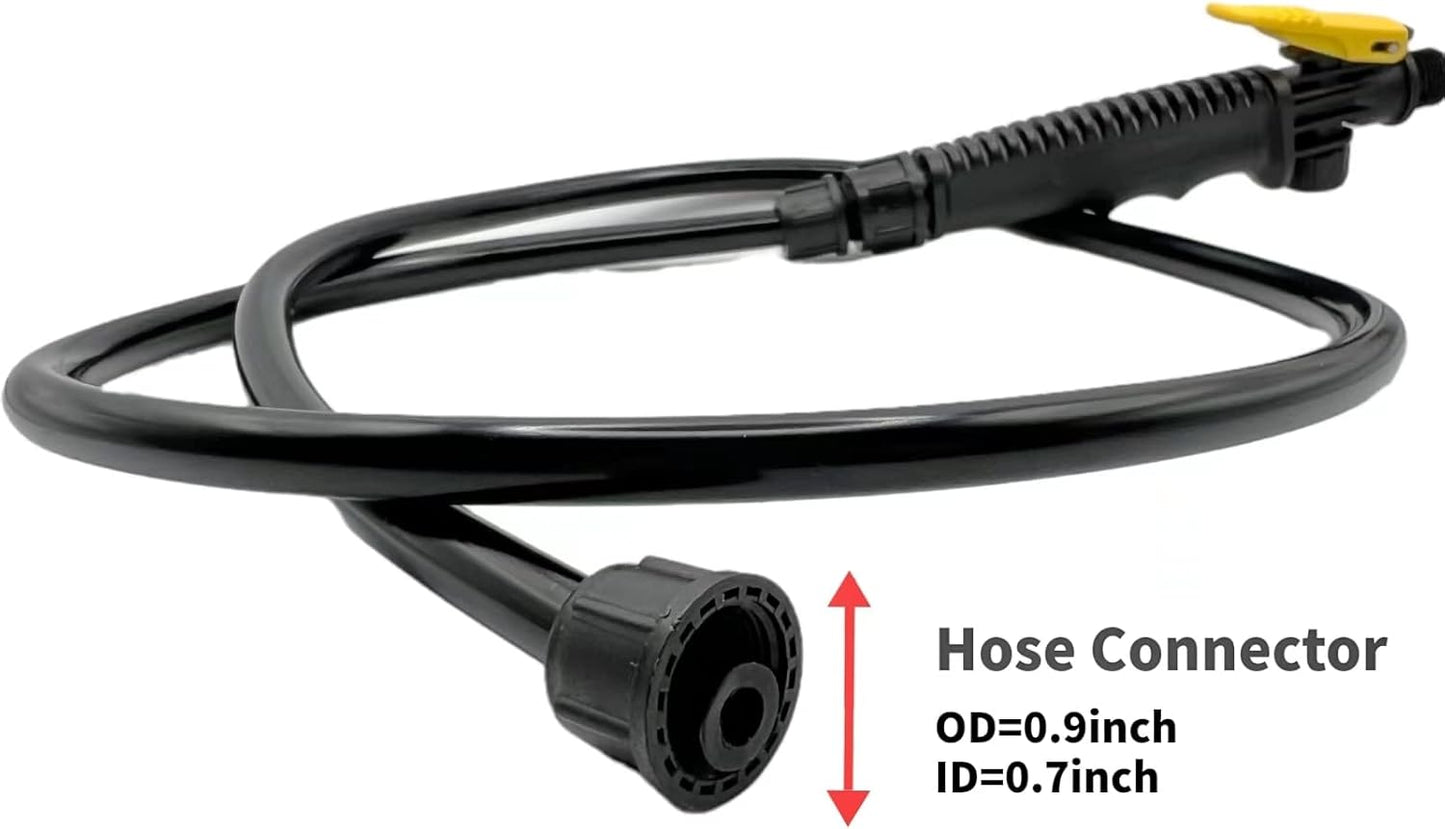 Replacement Sprayer Wand for Ryobi - Stainless Steel With Adjustable Nozzle, Trigger & Hose Compatible With P2803 (44 Inches)