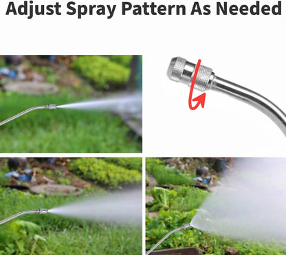 Replacement Sprayer Wand for Ryobi - Stainless Steel With Adjustable Nozzle, Trigger & Hose Compatible With P2803 (44 Inches)