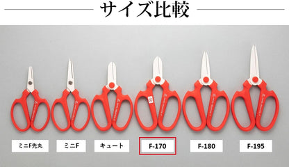 HAND CREATION 205478Sakagen Flower Scissors Hand Creation F-170 (Violet, 170mm)