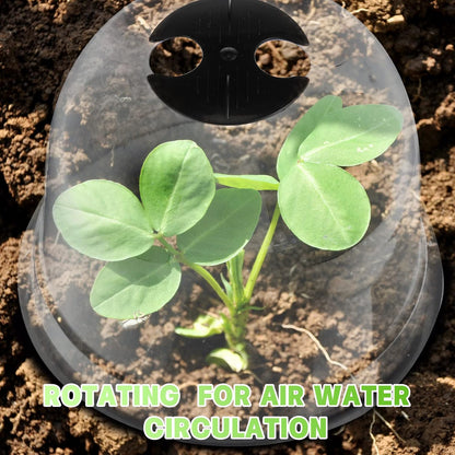 20 Pack Garden Cloches for Plants Clear Bell Covers 7.3x6.7 Inch