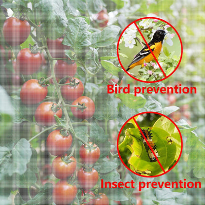 Alpurple Insect Bird Barrier Netting Mesh- 20 x 10 Feet Garden Bug Netting Plant Cover for Protect Plant Fruits Flower from Insect Bird Eating