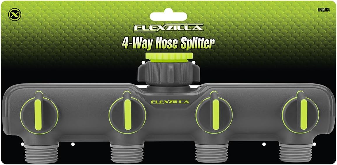 4-Way Hose Splitter, ZillaGreen™