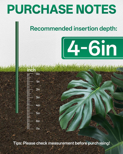 16 Pack 16 In Plant Support Stakes, Peony Cages And Supports with 15 Lable