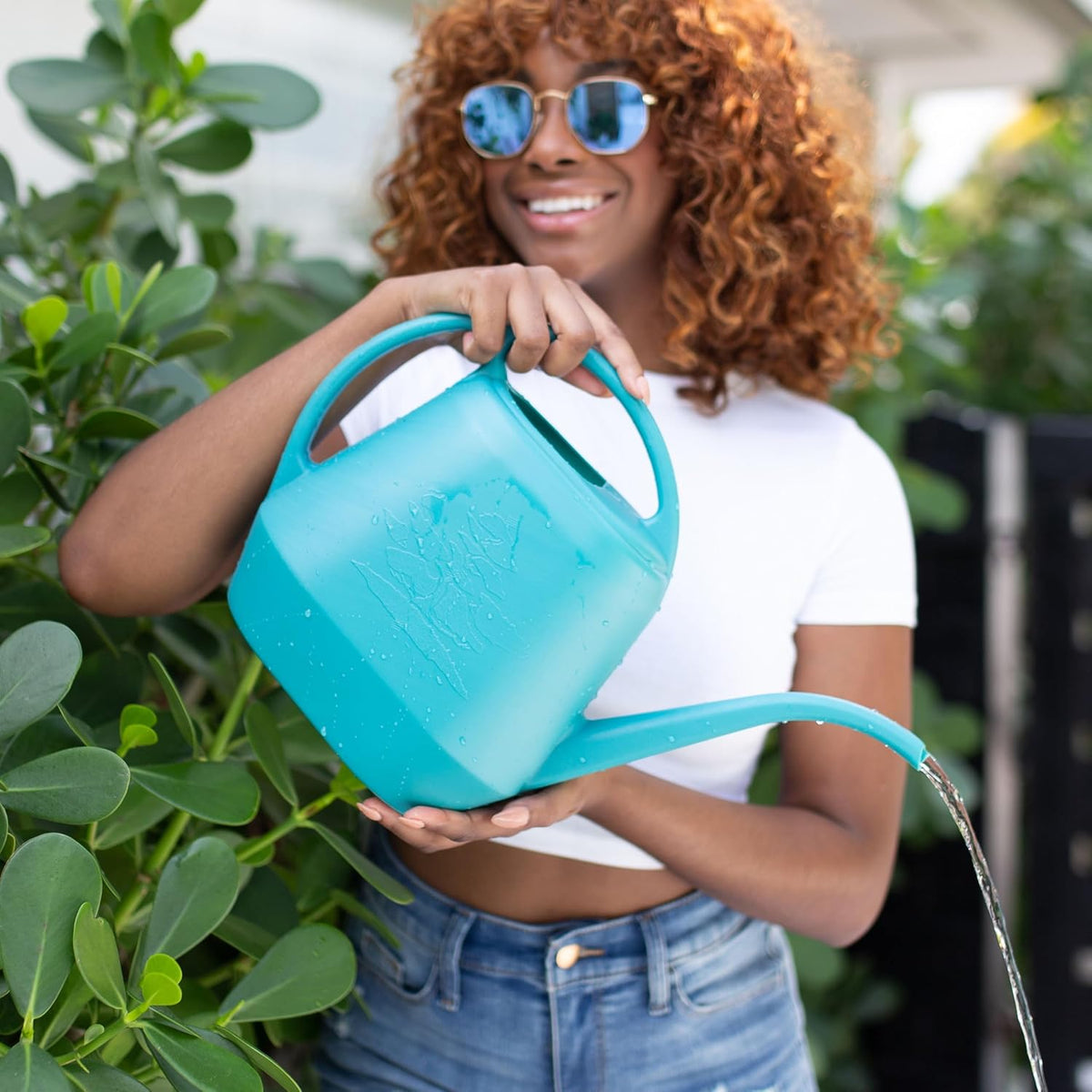 Watering Can Aqua Rite 1.1 Gallon (144 Fl Oz) Classic Blue