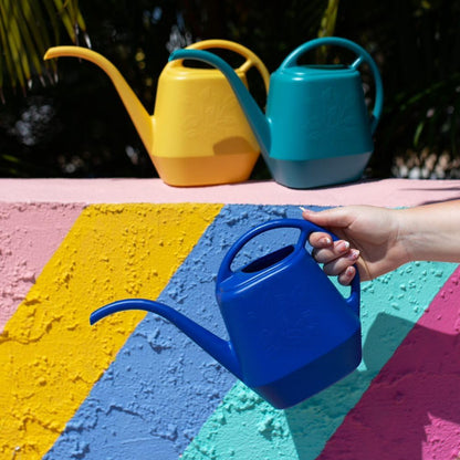 Watering Can Aqua Rite 1.1 Gallon (144 Fl Oz) Classic Blue
