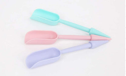 3 Pcs Garden Shovel Scoop Double - Purpose Plant Shovel Multi - Functional Plastic Garden Shovel Color Green Plants Potted Soil Loosening Tools