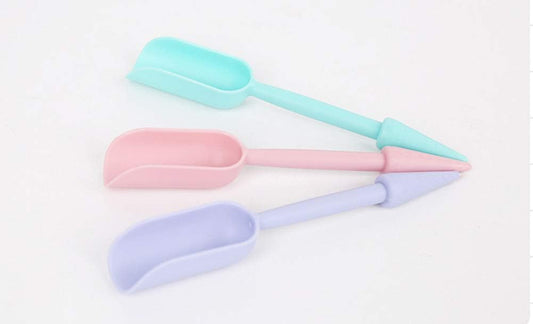 3 Pcs Garden Shovel Scoop Double - Purpose Plant Shovel Multi - Functional Plastic Garden Shovel Color Green Plants Potted Soil Loosening Tools