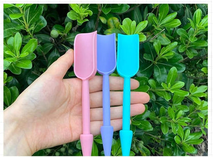 3 Pcs Garden Shovel Scoop Double - Purpose Plant Shovel Multi - Functional Plastic Garden Shovel Color Green Plants Potted Soil Loosening Tools