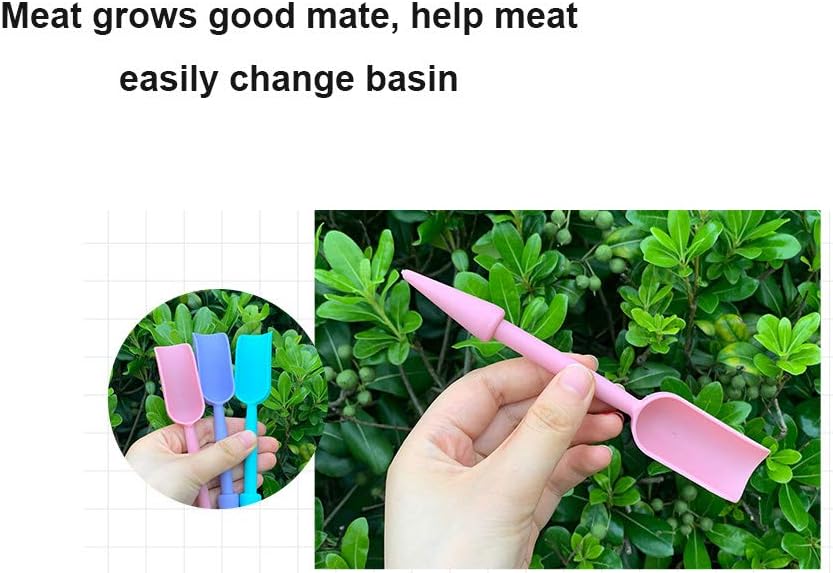 3 Pcs Garden Shovel Scoop Double - Purpose Plant Shovel Multi - Functional Plastic Garden Shovel Color Green Plants Potted Soil Loosening Tools